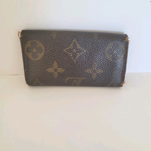 Authentic Louis Vuitton Monogram Multicles 4 Key Hooks Case Brown Small 2000 - Picture 2 of 9